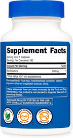 Nutricost Benfotiamine 300mg, 90 Capsules - Gluten Free, Non-GMO, and Vegetarian Friendly Fat Soluble Vitamin B1