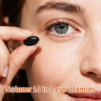14 in 1 Eye Vitamins, 25mg Lutein, 5mg Zeaxanthin, 24mg Astaxanthin, 800mg Omega-3 & 100mg L-Theanine, Supports Eye Health, Moisture and Comfort*