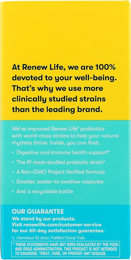 Renew Life, Ultimate Flora Care Probiotic 100 Billion, 30 Count