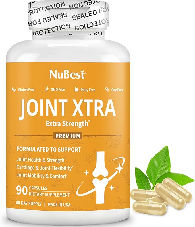 NuBest Joint Xtra - Joint Support Supplement - Joint Health Formula with Triple Joint Strength - Glucosamine, Chondroitin, Turmeric, MSM & Boswellia for Joint Health & Cartilage Health (Pack 5)