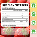 Potassium Citrate Gummies 1200mg for Adults, Women & Men Chewable Potassium Supplement for Muscle Health & Electrolyte Support Sugar Free, Strawberry Flavor, 60 Count