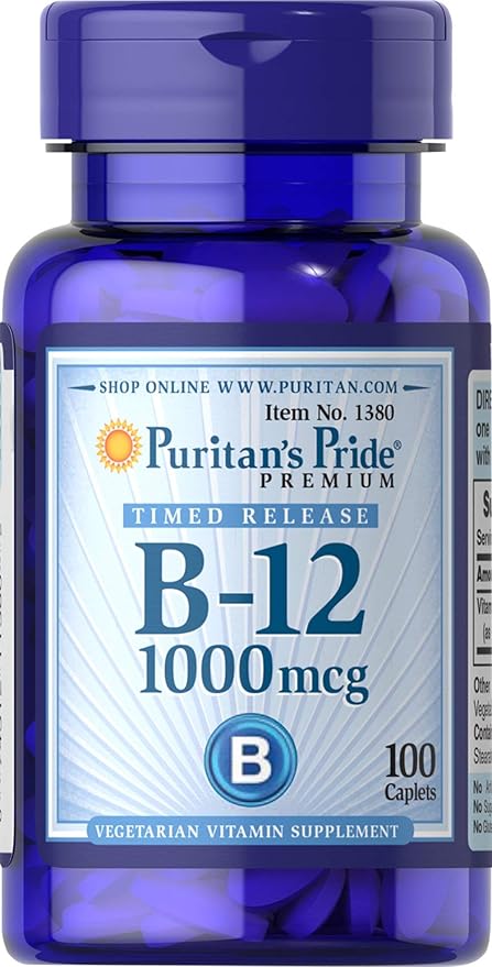 Puritan's Pride Timed Release Vitamin B-12, 250 Count