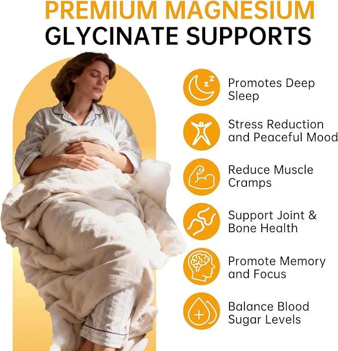 Magnesium Glycinate Gummies 500mg – Sugar Free Magnesium Gummies for Sleep, Stress, Muscle & Nerve Support – for Adults & Kids 4+, Vegan, No Melatonin (Pineapple Flavor, 60 Count)
