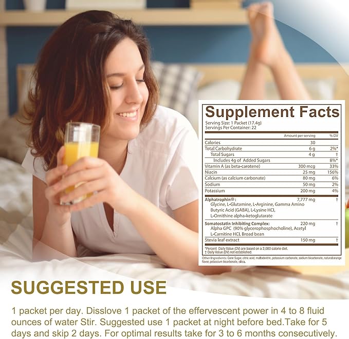 Naturade Ageless UltraMAX GOLD Effervescent Powder – Valencia Orange Flavor – 22 Packets