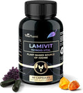 LAMIVIT Plant-Based Iodine Supplement for Thyroid Support – Natural Sea Kelp (Laminaria) Iodine Source – 150 mcg Iodine per Capsule – Non-GMO, Vegan, Made in EU – 60 Capsules