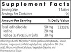 Optimox Iodoral 50 mg - Iodine & Potassium Iodide Supplement for Thyroid & Immune System Support- Non-GMO & Gluten-Free - 90 Servings - 90 Count