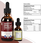 Active Iodine + iAbsorb - Nascent Iodine Drops - Liquid Delivery for Better Absorption - Cofactors for Better Delivery - Supports Healthy Energy, Vitality & Iodine Levels