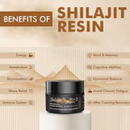Shilajit Pure Himalayan Organic Shilajit Resin - Gold Grade 100% Purity Shilajit with Fulvic Acid & 85+ Trace Minerals Complex for Energy & Immune Support, Pack of 2 (4 Months Supply)
