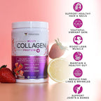 Multi Collagen Peptides Powder for Women - Hydrolyzed Unflavored Collagen Powder for Women with Types I II III V & X plus Vitamin C & Hyaluronic Acid for Beautiful Hair Skin and Nails - 30 Servings