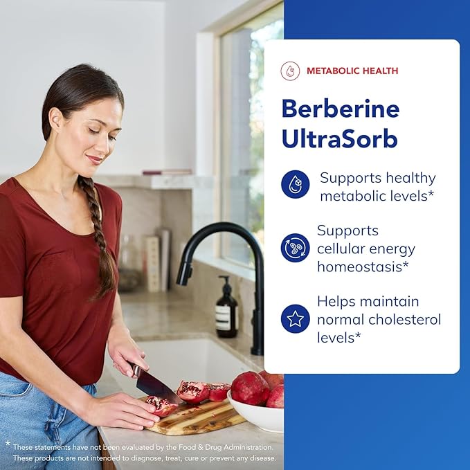 Pure Encapsulations Berberine UltraSorb - Enhanced Absorption Berberine Phytosome 550 mg - Supports Metabolic & Cardiometabolic Health* - 60 Capsules