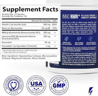 InnoSupps Inno NMN+ Supplement 500mg with NAD+ for Brain Function, Anti Aging & Cell Regeneration, Supports Cellular Energy, Muscle & Heart Health, w/Resveratrol, Niacin, & Vitamin C - 90 Servings