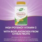 Nature's Way Extra Strength(1) Vitamin C with Bioflavonoids, Supports Immune Health*, Promotes Collagen Production for Healthy Skin*, 1,000 mg per Capsule, 250 Vegan Capsules (Packaging May Vary)