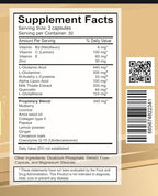 VITAMISAN Glutathione Liposomal, NAC, Milk Thistle, Collagen, Total, 90 Capsules, Made in USA, Fresh