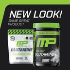 MusclePharm Glutamine, Pure L-Glutamine Powder Supplement for Post Workout Muscle Recovery, Energy & Gut Health, 5g L Glutamine Powder per Serving, Gluten-Free, Unflavored, 60 Servings