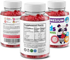 DR. MORITZ Calm Magnesium Gummies for Kids (60 Count, 2 Pack) and Kids Omega 3 Gummies (90 Count) Bundle - Low Sugar, Vegetarian, No Fish Oil