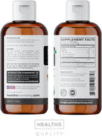 USDA Organic Black Seed Oil Liquid (16 fl oz) Premium Cold-Pressed Nigella Sativa Producing Pure Black Cumin Seed Oil - Antioxidant Supplement - Vegan, Gluten-Free, & Non-GMO (No Pills or Capsules)