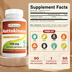 Best Naturals Nattokinase, 2000 FU, 100 Mg, 90 Vegetarian Capsules