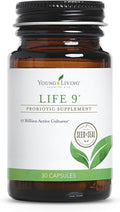 Young Living Life 9 Probiotic Capsules – Daily Digestive Support & Gut Health Supplement, 9 Probiotic Strains, 30 Count