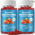 Organic Ashwagandha Gummies - with Turmeric Extract, L-Theanine & Vitamin B12 - Ashwagandha Ksm 66 for Immune Support & Increased Energy - Non GMO, Vegan - 120 Count