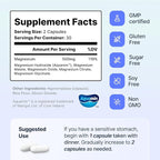 Spectrum 5 Magnesium | 5-in-1 Complex + 72 Trace Minerals for Enhanced Absorption | Irish Sea Sourced | 500mg per Serving | Made in USA, Third Party Tested, GMP Certified