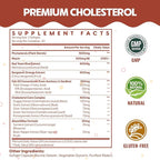 Cholesterol Supplements with Plant Sterols, Niacin, Red Yeast Rice, Citrus Bergamot, Garlic, Cholesterol Supplement Support Normal Cholesterol Levels, 180 Softgels