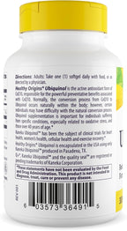 Healthy Origins Ubiquinol (Active Form of CoQ10), 300 mg - Ubiquinol Supplements for Heart Health & Antioxidant Support - Gluten-Free & Non-GMO Supplement - 30 Softgels