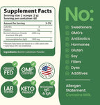 Immerge Health Super Colostrum Powder (60 Servings) – Premium Bovine Colostrum Supplement for Gut Health, Bloating & Immune Support – High IgG, 100% Grass Fed First Milking, Unflavored, Made in USA