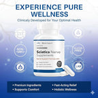 Sciatica Nerve Pain Relie | Botanical Extracts | Carefully Selected Ingredients, Premium Quality, 120 Capsulesf