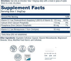 SOLARAY Vitamin D3 K2 - Bone Health and Immune Support Supplement - With 5000 IU Vitamin D as Vit D3 and 50 mcg Vitamin K2 as Menoquinone MK7, Made Without Soy, 60-Day Guarantee, 120 Serv, 120 VegCaps