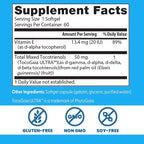 Doctor's Best Vitamin E Tocotrienols contains TocoGaia ULTRA™ bioenhanced full spectrum vitamin E complex, 60 Count