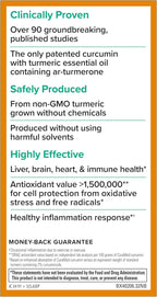 Terry Naturally CuraMed 375mg - Antioxidant Supplement for Brain & Immune Health Support - Dietary Supplement with Curcumin & Turmeric Essential Oil - Herbal Liver Support - 60 Softgels