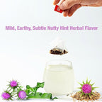 50 Milk Thistle Tea Bags for Detox Cleanse & Repair| Thorne Milk Thistle Herbal Tea for Support