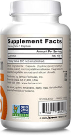 Jarrow Formulas Quercetin 500mg Capsules - 200 Veggie Caps - Supports Antioxidant Status, Cardiovascular Health & Immune Health - 200 Servings