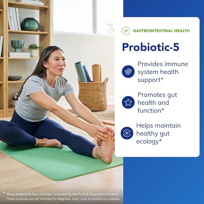 Pure Encapsulations Probiotic-5 | Dairy and Soy Free Probiotic Blend to Support Immune and Gastrointestinal Health | 60 Capsules
