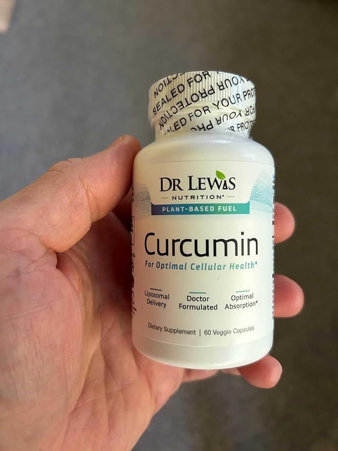 Liposomal Turmeric Extract 95% Tetrahydrocurcuminoids Curcumin Supplement with Glucosamine Chondroitin, Phosphatidylcholine, Sunflower Lecithin for Joint Support & Immune Health - 60 Vegan Capsules