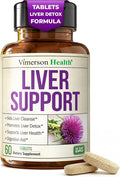 Vimerson Health Liver Cleanse Detox & Repair - Milk Thistle Supplement with Dandelion Root, Artichoke & Zinc for Liver Support, Healthy Digestion, Energy with Milk Thistle Extract, 60 Tablets