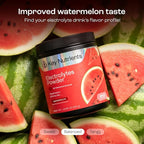 KEY NUTRIENTS Multivitamin Electrolytes Powder No Sugar for Recovery - Refreshing Watermelon Electrolyte Powder - Hydration Powder - No Calories, Gluten Free Electrolytes Powder - 90 Servings