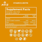 Playboy - Vitamin E + Biotin Oral Strips Supplement (30 Edible Strips) Fast Dissolving Skin, Hair & Nail Growth Supplement with Folic Acid - Strawberry Flavored Beauty Supplements for Women & Men