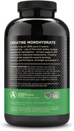 Optimum Nutrition Micronized Creatine Monohydrate Capsules, Keto Friendly, 2500mg, 200 Capsules (Packaging May Vary)