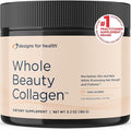 Designs for Health Whole Beauty Collagen - Collagen Peptides, Silica & Biotin Powder to Support Hair Skin and Nails - Support Hair Strength & Fullness (30 Servings)