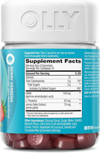 OLLY Goodbye Stress Gummy, GABA, L-Theanine, Lemon Balm, Stress Relief Supplement, Berry - 42 Count