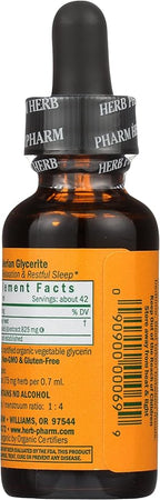 Herb Pharm Organic Valerian Root Liquid Extract, Alcohol-Free: Sleep & Relaxing, Calming Nighttime Sleep Support Supplement, Sugar-Free Herbal Supplement, 1 Oz