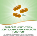 Nature’s Way Mega 3/6/9 Omega Blend, Supports Healthy Skin, Joints, Cardiovascular Function*, Fish, Flax, Borage Oil, 180 Lime Flavored Softgels (Packaging May Vary)