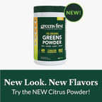 Greens First Original Greens Powder - 49 Superfoods - Organic Fruits & Veggies - Prebiotics, Probiotics & Digestive Enzymes - Antioxidant Smoothie - Dairy Free/Vegan/Non-GMO (Citrus, 30 Servings)