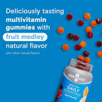 One A Day Men’s 50+ Daily Essentials Multivitamin Gummies, Multivitamin for Men Over 50, Fruit Medley Flavor, 120 Gummies