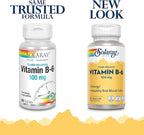 SOLARAY B6 Two-Stage, Timed-Release, Veg Cap (Btl-Plastic) 100mg | 60ct