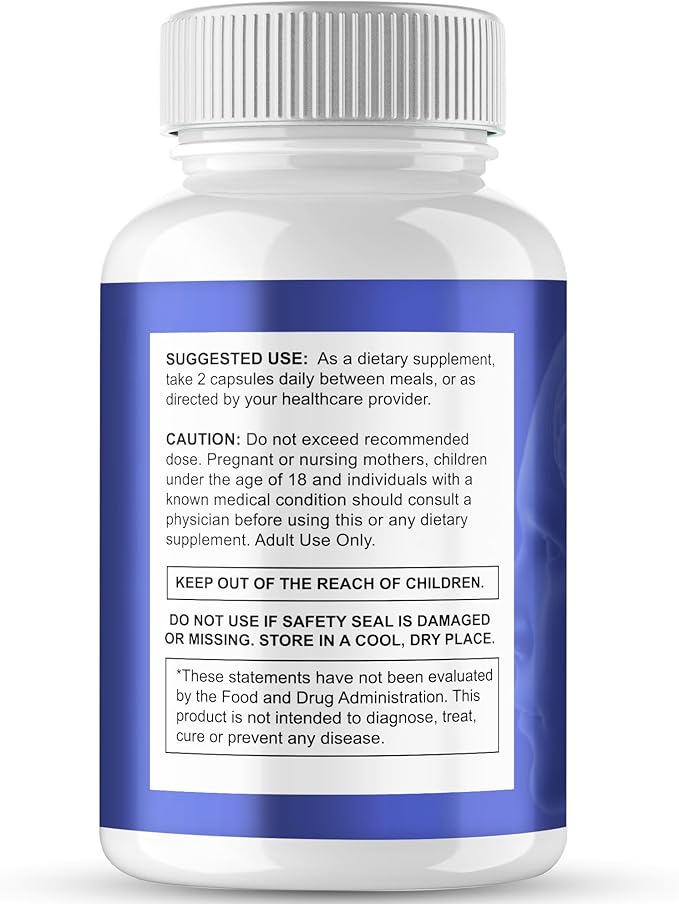 Focus Max Supplement Pills, Focus Max Capsules for Brain Health & Memory Support - Maximum Strength, Advanced Formula Nootropic Pills, All Natural Ingredients FocusMax Support Reviews (2 Pack)