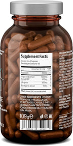 Premium Blood Pressure Support Supplement with Grape Seed Extract, L-Arginine, Black Garlic Extract & Potassium - 120 Capsules