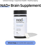 MINDHONEY | NAD+ Brain Supplement | 500mg NAD+ Premium Formula | Healthy Anti-Aging, Cellular Energy, Cognition, Metabolic Health, Heart + Muscle Support | Vegan, Non-GMO, Gluten-Free | 30 Servings