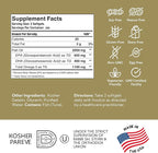 Zahler Omega 3 Fish Oil - Omega 3 Supplements with Fatty Acids, 600 mg EPA and 400 mg DHA - Supplements Derived from Kosher Tuna - Supports Brain & Heart Health (360 Softgels)
